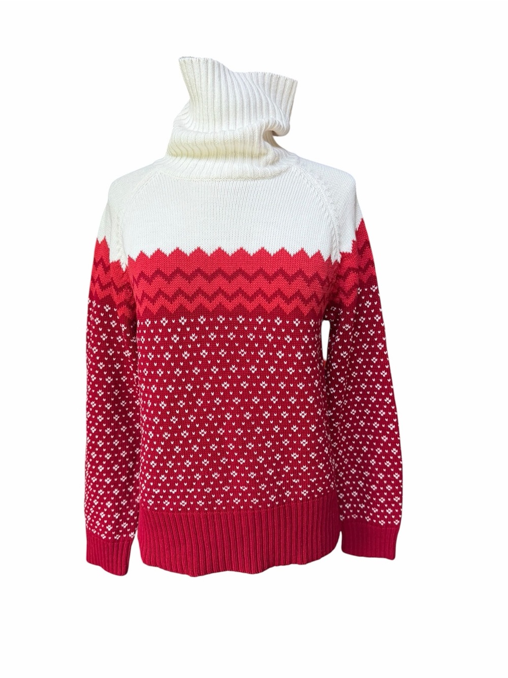 Y2K‎ Envision Avenue 100% Acrylic Apres-Ski Turtleneck Sweater